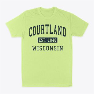 Courtland Wisconsin Classic Established Classic Dad T-Shirt