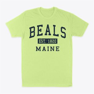 Beals Maine Classic Established Classic Dad T-Shirt