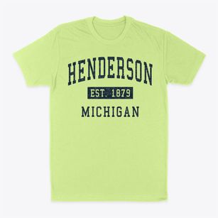 Henderson Michigan Classic Established Classic Dad T-Shirt