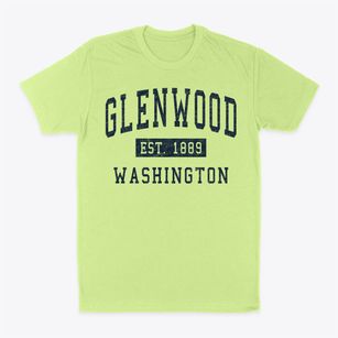 Glenwood Washington Classic Established Classic Dad T-Shirt