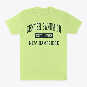 Center Sandwich New Hampshire Classic Established Classic Dad T-Shirt