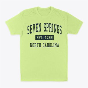 Seven Springs North Carolina Classic Established Classic Dad T-Shirt