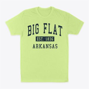 Big Flat Arkansas Classic Established Classic Dad T-Shirt