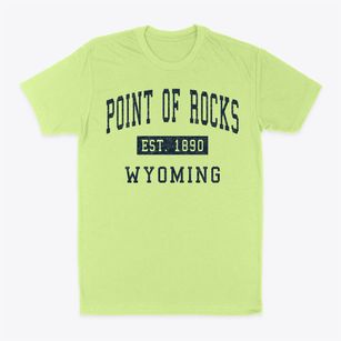 Point Of Rocks Wyoming Classic Established Classic Dad T-Shirt