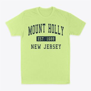 Mount Holly New Jersey Classic Established Classic Dad T-Shirt