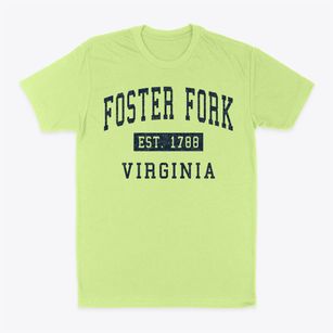 Foster Fork Virginia Classic Established Classic Dad T-Shirt