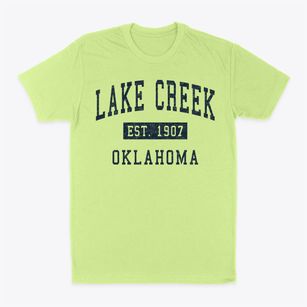 Lake Creek Oklahoma Classic Established Classic Dad T-Shirt