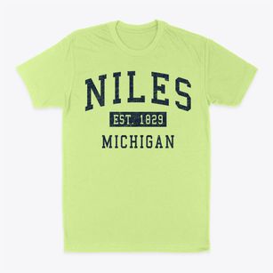 Niles Michigan Classic Established Classic Dad T-Shirt