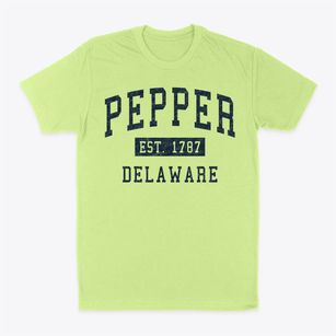 Pepper Delaware Classic Established Classic Dad T-Shirt