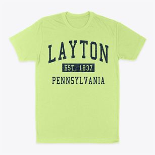 Layton Pennsylvania Classic Established Classic Dad T-Shirt
