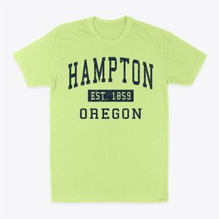 Hampton Oregon Classic Established Classic Dad T-Shirt