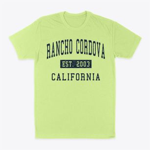Rancho Cordova California Classic Established Classic Dad T-Shirt