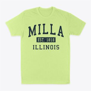 Milla Illinois Classic Established Classic Dad T-Shirt
