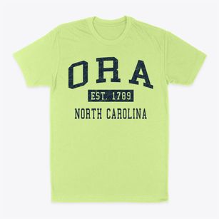 Ora North Carolina Classic Established Classic Dad T-Shirt