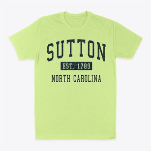 Sutton North Carolina Classic Established Classic Dad T-Shirt