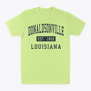 Donaldsonville Louisiana Classic Established Classic Dad T-Shirt