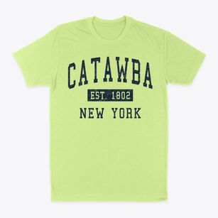 Catawba New York Classic Established Classic Dad T-Shirt