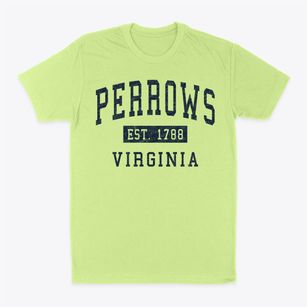 Perrows Virginia Classic Established Classic Dad T-Shirt