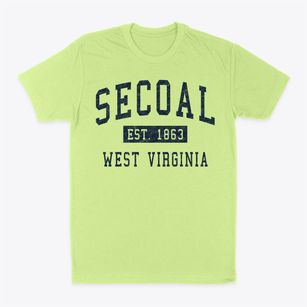 Secoal West Virginia Classic Established Classic Dad T-Shirt