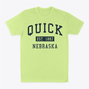 Quick Nebraska Classic Established Classic Dad T-Shirt