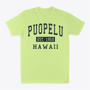 Puopelu Hawaii Classic Established Classic Dad T-Shirt