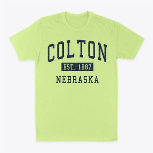Colton Nebraska Classic Established Classic Dad T-Shirt