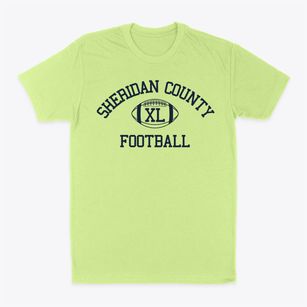 Sheridan County District 27 School Classic Football Classic Dad T-Shirt