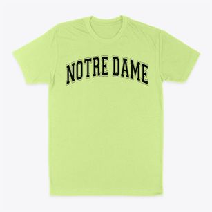 Notre Dame School Varsity Arch Classic Dad T-Shirt