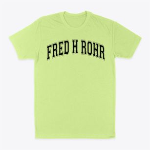 Fred H Rohr Elementary School Varsity Arch Classic Dad T-Shirt