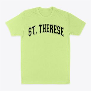St. Therese Of Lisieux Varsity Arch Classic Dad T-Shirt