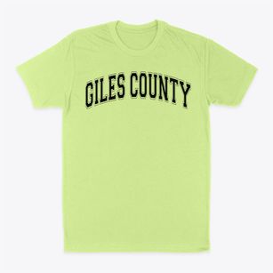 Giles County High School Varsity Arch Classic Dad T-Shirt