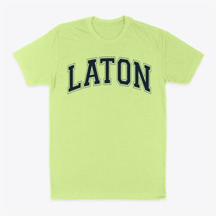 Laton Elementary School Varsity Arch Classic Dad T-Shirt