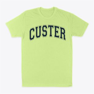 Custer Elementary School Varsity Arch Classic Dad T-Shirt