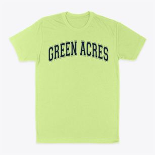 Green Acres Varsity Arch Classic Dad T-Shirt