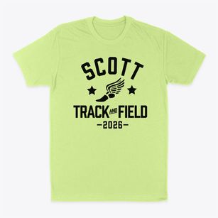 Scott Elementary School Track and Field Classic Dad T-Shirt