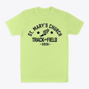 St. Mary's Catholic Church Track and Field Classic Dad T-Shirt