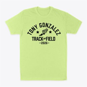 Tony Gonzalez Elementary School Track and Field Classic Dad T-Shirt