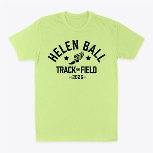 Helen Ball School Track and Field Classic Dad T-Shirt