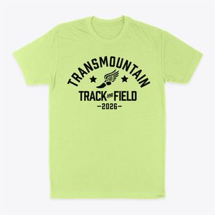 Transmountain Early College High School Track and Field Classic Dad T-Shirt