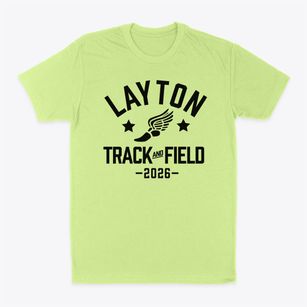Layton Elementary School Track and Field Classic Dad T-Shirt