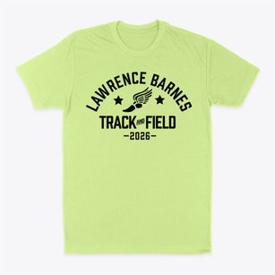 Lawrence Barnes Elementary School Track and Field Classic Dad T-Shirt