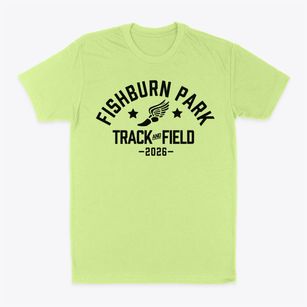 Fishburn Park Elementary School Track and Field Classic Dad T-Shirt
