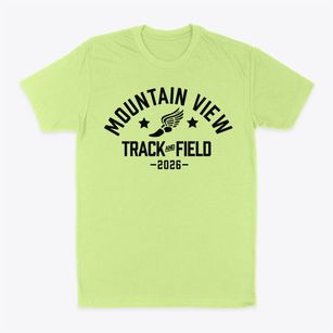 Mountain View Christian School Track and Field Classic Dad T-Shirt