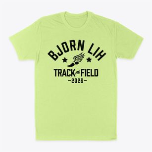 Bjorn Lih Elementary School Track and Field Classic Dad T-Shirt