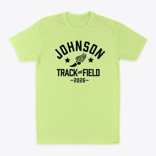 Johnson Elementary School Track and Field Classic Dad T-Shirt