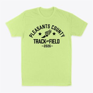 Pleasants County Middle School Track and Field Classic Dad T-Shirt
