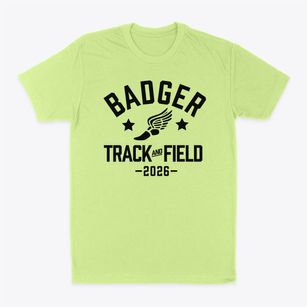 Badger Elementary School Track and Field Classic Dad T-Shirt