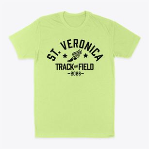 Saint Veronica School Track and Field Classic Dad T-Shirt