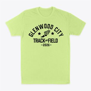 Glenwood City Elementary School Track and Field Classic Dad T-Shirt