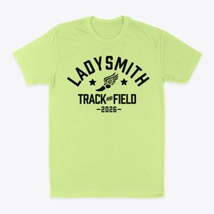 Ladysmith Middle School Track and Field Classic Dad T-Shirt